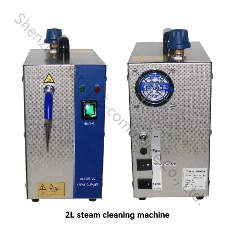 Macchina per galvanizzazione e lucidatura di gioielli con turbina a spruzzo, pulitore a vapore da 4 litri, mini pulitore a vapore da 1300 watt.