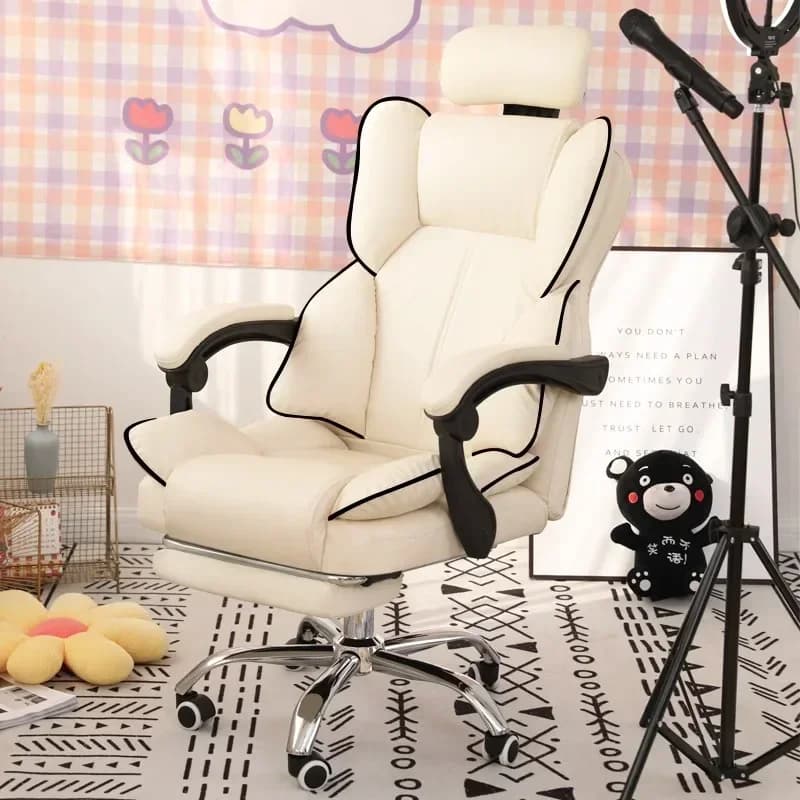 Comoda sedia da gioco per computer sedentaria Camera da letto ergonomica con divano Scrivania da ufficio Sedia elevabile da studio Mobili per ufficio FYOC
