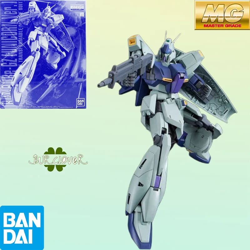 Bandai Originale MG Re-GZ RGZ-91 1/100 Anime Action Figure Modello di Montaggio Giocattoli Da Collezione Modello Ornamenti Regali Per I Bambini