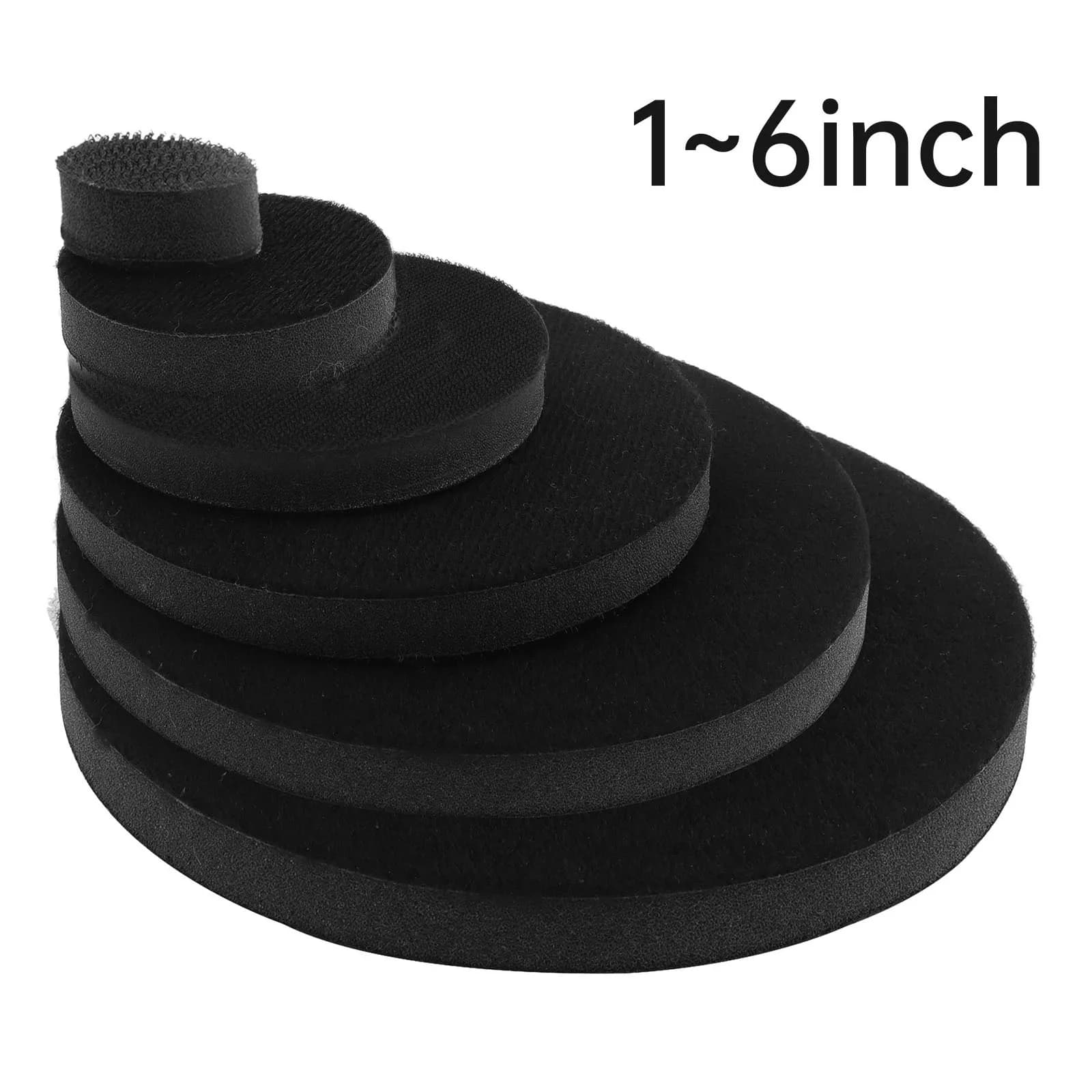 1 Inch Soft Density Interface Bearings - 6 Inch Hook and Ring Sponge Bearing Support Brace Pad Protector for abrasive disc