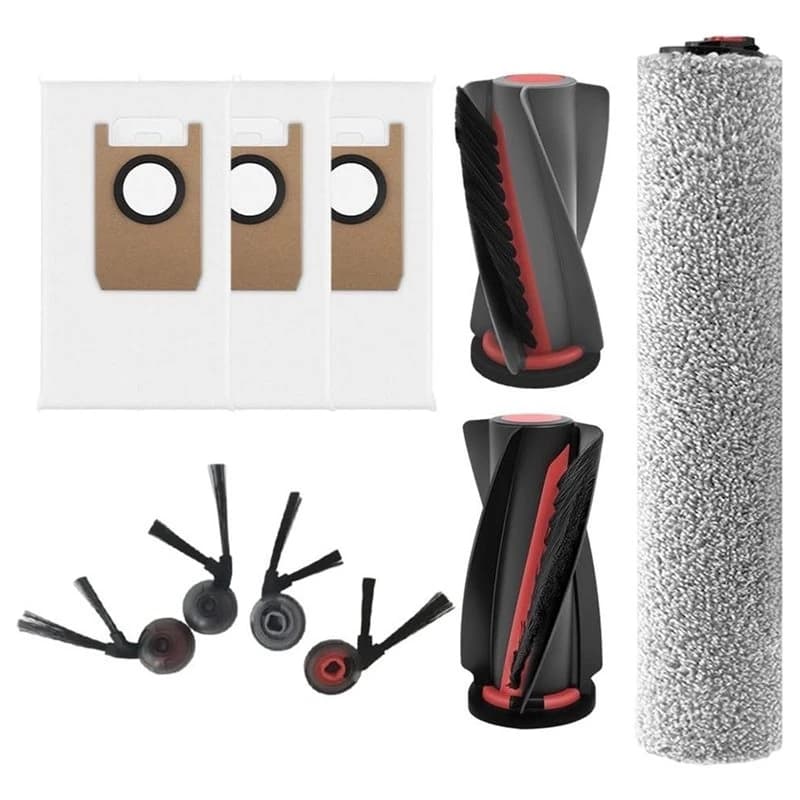 L65A-Replacement Parts 10Pcs Vacuum Main Side Brush Rolling Mop Dust Bag For Eufy Omni S2 Vacuum Cleaner