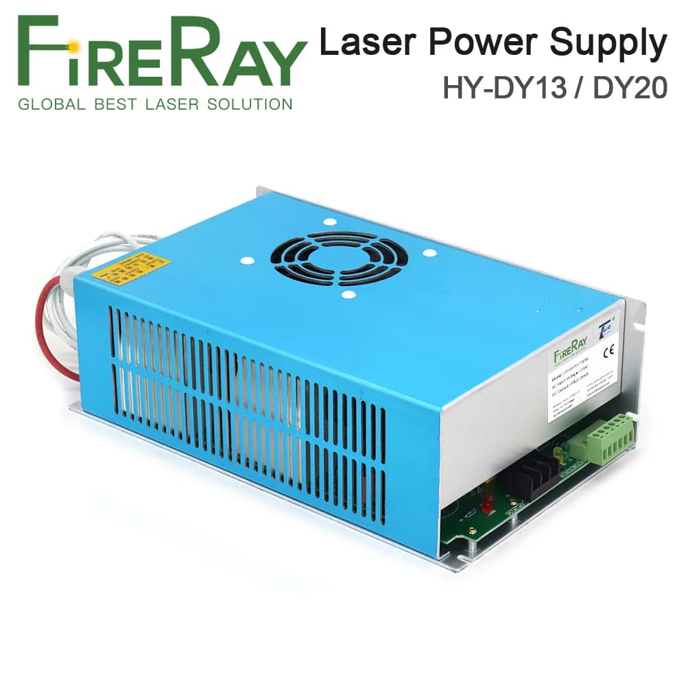 FireRay HY-DY13 Alimentatore laser Co2 da 100 W HY-DY20 150 W per macchina per incisione e taglio tubi laser CO2 RECI Serie DY