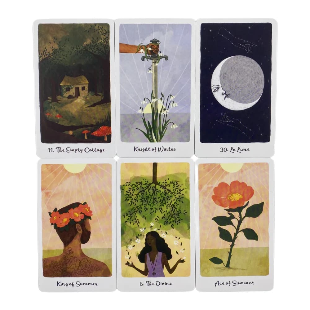 Carte dei Tarocchi Harmony, Mazzo da 78 Carte, Edizione in Inglese per Divinazione e Visione, Gioco da Tavolo