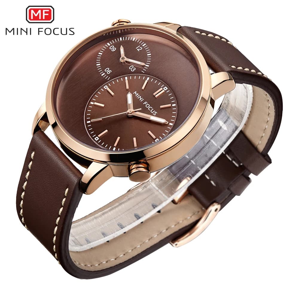 MINI FOCUS Nuovi orologi da uomo Orologio da polso al quarzo di lusso per uomo Cronografo automatico con cristallo rivestito in zaffiro AR Canvas Speed Chronograph Automatic