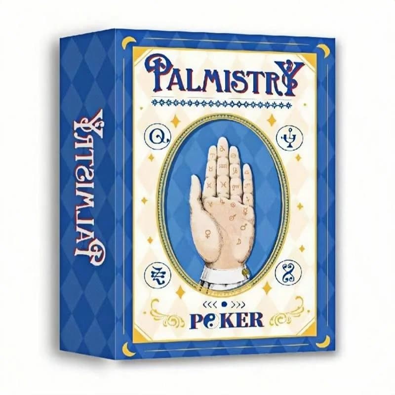 Set di carte dei tarocchi con lettura manuale con guida, 54 carte di divinazione mistica per principianti, regalo per strumenti di esplorazione di giochi interni.