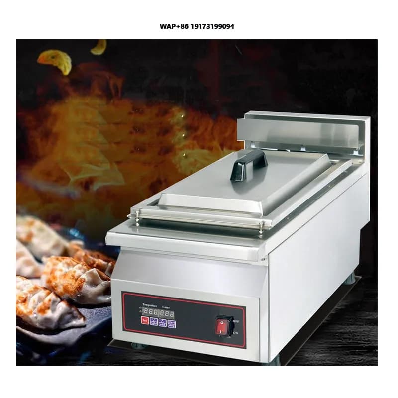 High Efficiency Gyoza Cooking Machine, Commercial Frying Equipment, Electric Pancake Plate 110/220V
