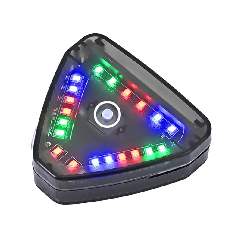 Spia per aereo per auto LED Indicatore luminoso per moto impermeabile Lampada di posizione impermeabile per crociera del paraurti posteriore della moto