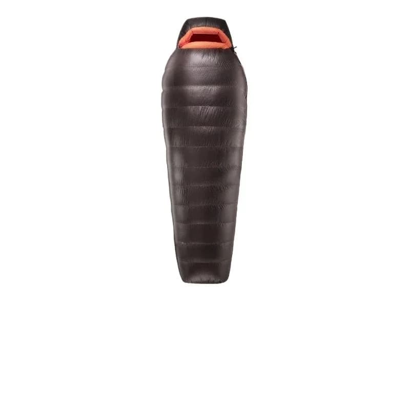 Outdoor goose down fur bag 700 camping waffles for adults, portable hot and cold-proof equipment
