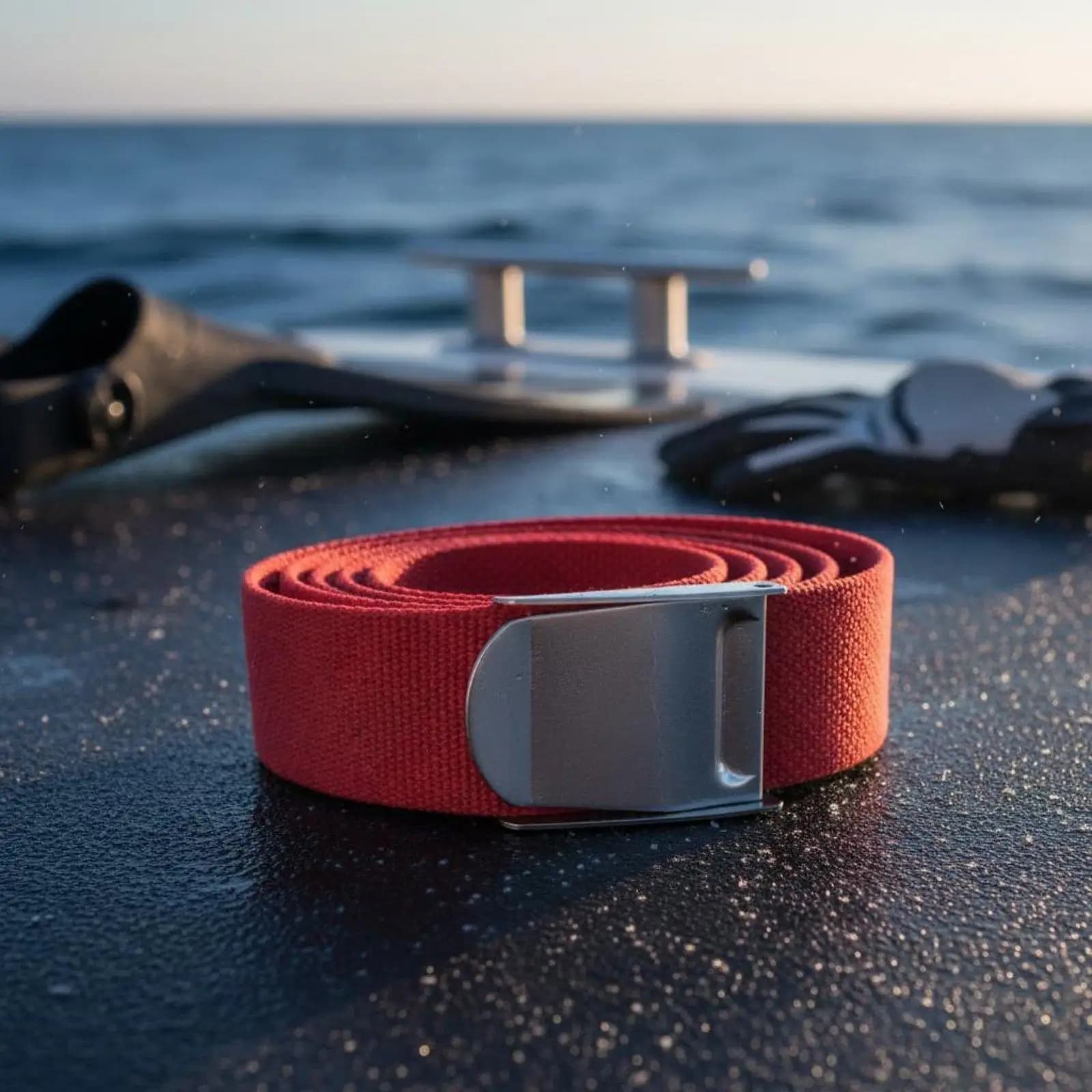 Freediving Weight Belt with Rust Resistant Buckle for Scuba Diving Snorkeling Diving Equipment Kit