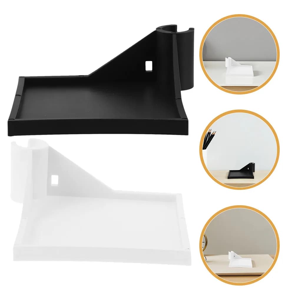 2Pcs Corner Shelf for Grow Tent Sturdy Plastic Clip on Rack Ideal for Hygrometer Camera Grow Lights Pots Planting Equipment