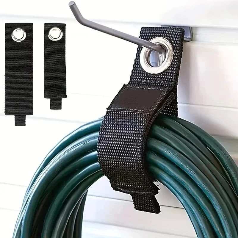 Cinghie di Fissaggio Resistenti Riutilizzabili, Organizzatore per Cavi di Prolunga, Fascette per Cavi, Accessori per Organizzazione Tubi, Supporto per Organizzazione Garage