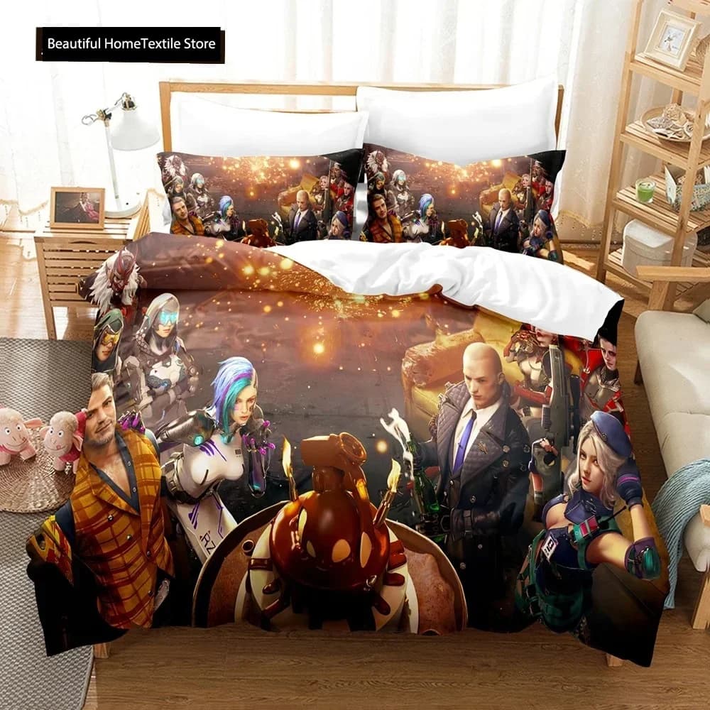 3DI Want To Live 3D NEW Duvet Cover Pillowcase Bedding Set Adult Boy Girl Bedroom Decoration Children Single Double Large
