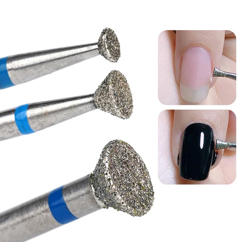 Nail Art Polishing Removing Head Straightening Burr T Brakes Grinding Machine Electric Diamond Nail Drill Toe Nail Cutters Tool for manicure