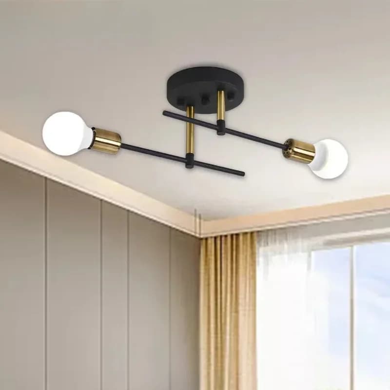 Plafoniere moderne a LED lampadario a soffitto a doppia testa corridoio corridoio luci a led decorazione della stanza apparecchi di illuminazione per interni