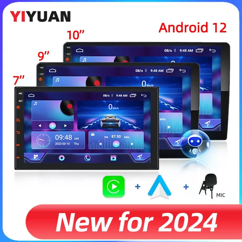 Ruancheng Multimedia player 2 Din android 11 Car DVD per Nissan almera qashqai juke Toyota Volkswagen Mazda Kia VW Peugeot LADA