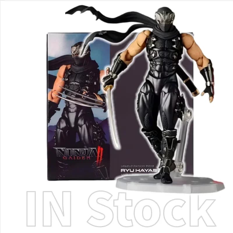 Spedizione Immediata, Best Seller: Action Figure di Ryu Hayabusa da Ninja Gaiden | Articolazioni snodate Amazing Yamaguchi, regalo ideale