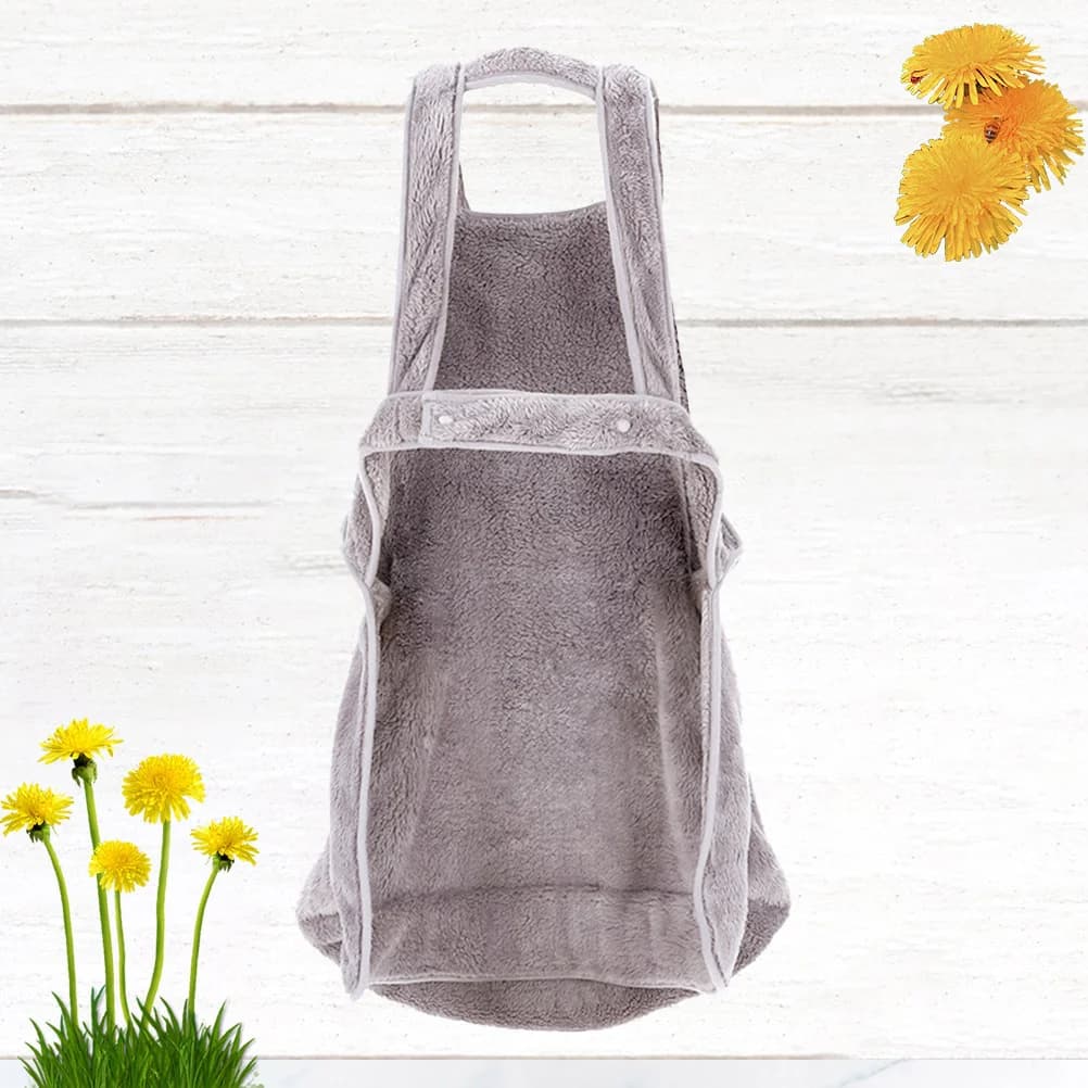 Grembiule da tenere per animali domestici, spaziosa borsa da trasporto regolabile, delicata sulla pelle, per piccoli gatti, gattini, passeggini all'aperto