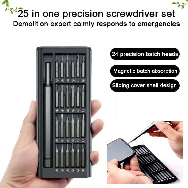 Adatti per telefoni cellulari e laptop, set di mini cacciaviti portatili e piccoli kit di strumenti per riparazioni.