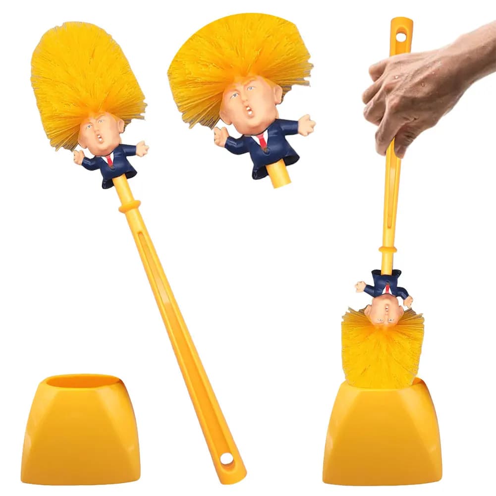 Divertente scopino per la pulizia del WC Novità Donald Scopino per WC da bagno con supporto Scopino per WC Regalo Accessori per la casa