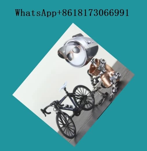 Computer creativo Desktop Atmosfera Luce Bici da strada Robot Regalo maschile di lusso leggero fatto a mano personalizzato