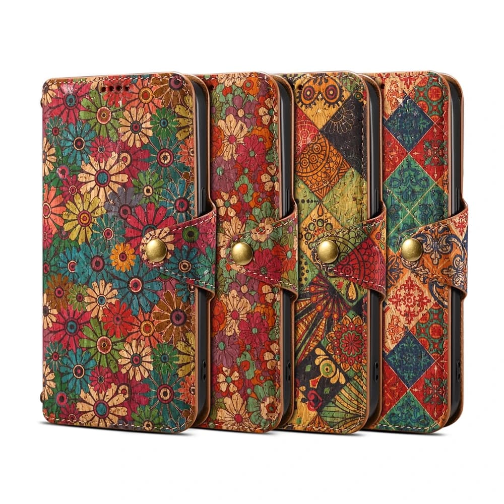 Wallet i Phone 15 Case for Coque iPhone 17 16 15 14 13 12 11 Pro Max 7 8 Plus X XS XR High Quality Leather Totem Cover Flip