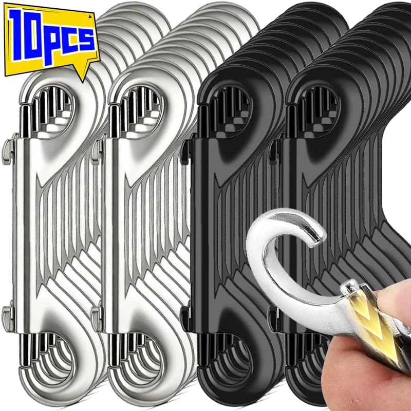 10/1PCS Double Ended Snap Hooks Bolt Snaps Hook Metal Alloy Trigger Clips for Pet Dog Leash Keychain Holder Buckle Carabiners