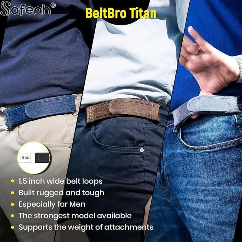 1Pcs Convenient Belt Unisex No-Buckle Elastic Belt With Adjustable Invisible Elastic Belt For Casual And Versatile Use