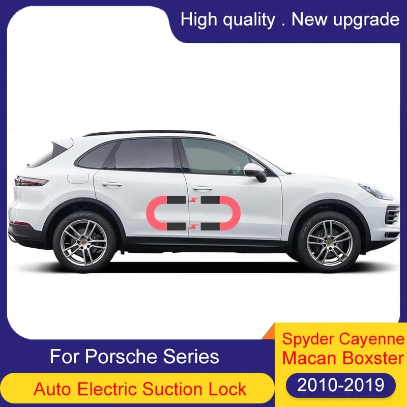 Smart Auto Serratura Elettrica Della Porta di Aspirazione Per Porsche CAYMAN Macan Panamera 2010-2024 Porta Morbida Chiudi Super Silenzio Porta Del Veicolo