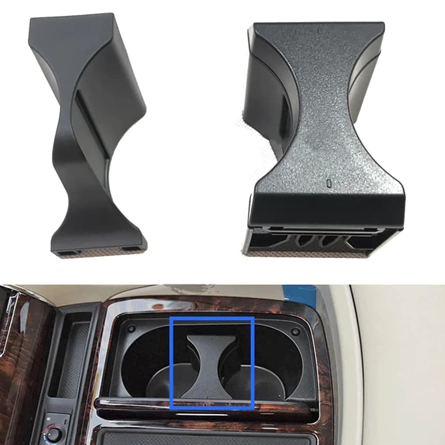 1Pc Front Cup Holder Insert Console Drink Storage Box Divider Fit For Toyota Alphard 20 30 2008-2014 2015-2021 5563358020