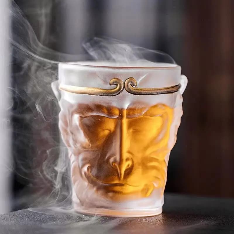 Exquisite Premium Monkey King Crystal Glass Master Tea Cup With Elegant Design For Kung Fu Tea Ceremony Office Home Decor Lovers