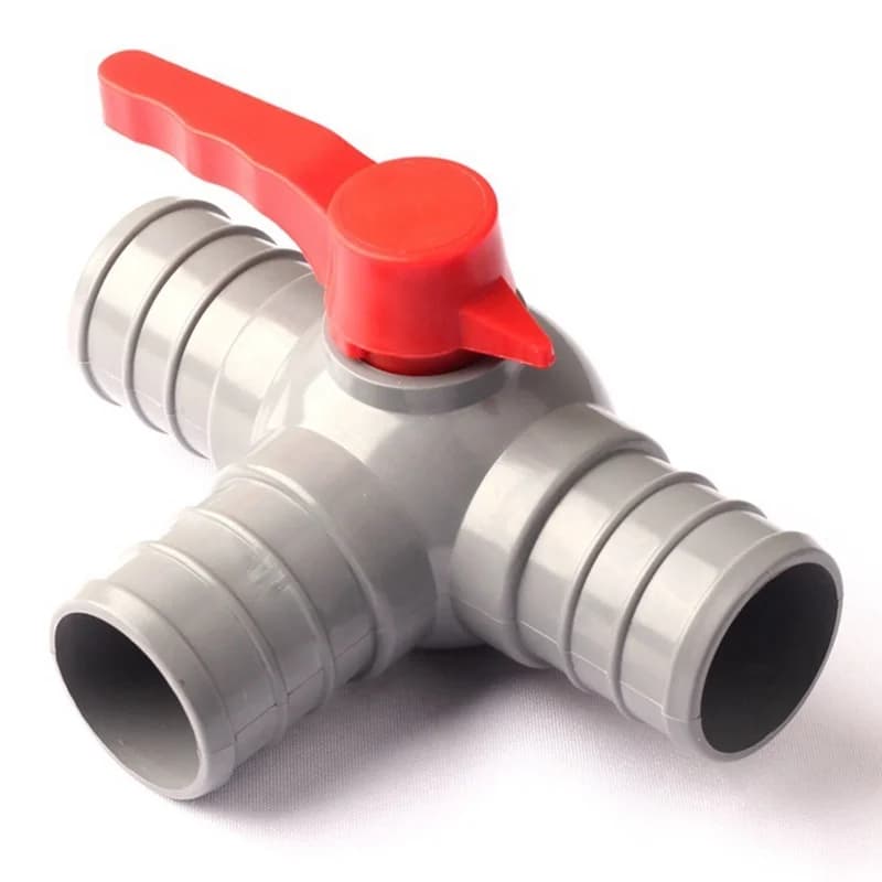 G 2 ''/50 millimeters drip irrigation Equal Tee Valve Sphere Connector Material PVC Addens Resistant PREVISIONS Brand Micro Spray/A Drop Fittings