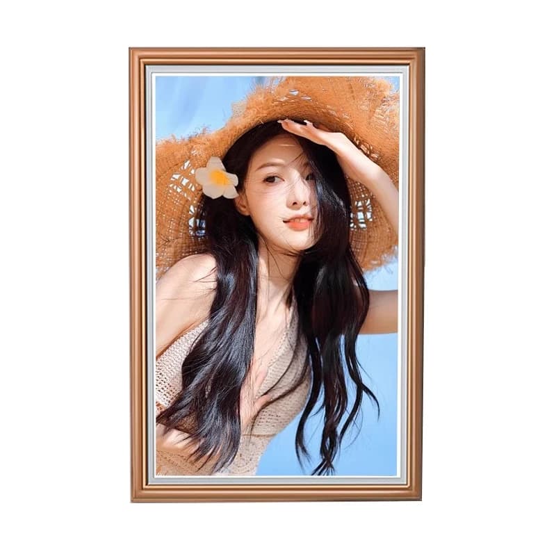 32''Wall Mounted Art Frame Digital Signage Picture Frame Ad Screen for Home/Store/Hotel