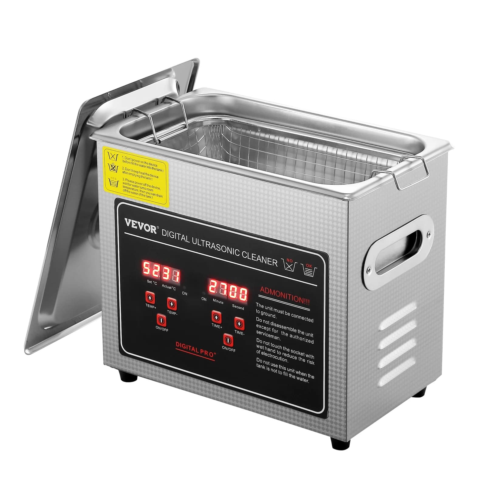 SucceBuy 2L 3L 6L 10L 22L 30L Ultrasonic Cleaner Stainless Steel Portable Cleaning Washing Machine Ultrasonic Electronics