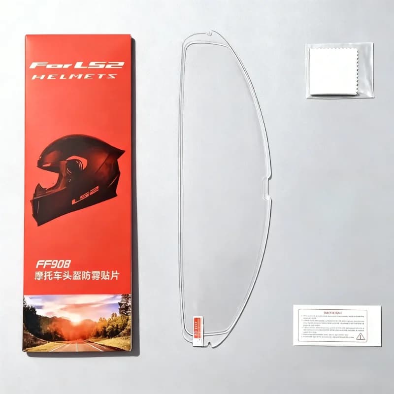 Pellicola Antiappannamento per FF908 FF901, Adesivo Antiappannamento per Visiera Casco Moto LS2 FF908, Accessori per Casco Moto