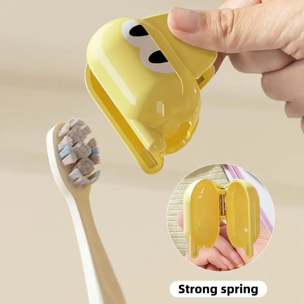 Portable Toothbrush Cover Cartoon Cat Toothbrush Head Cover Dust-proof Protective Case Portable Compact Holder for Travel Home