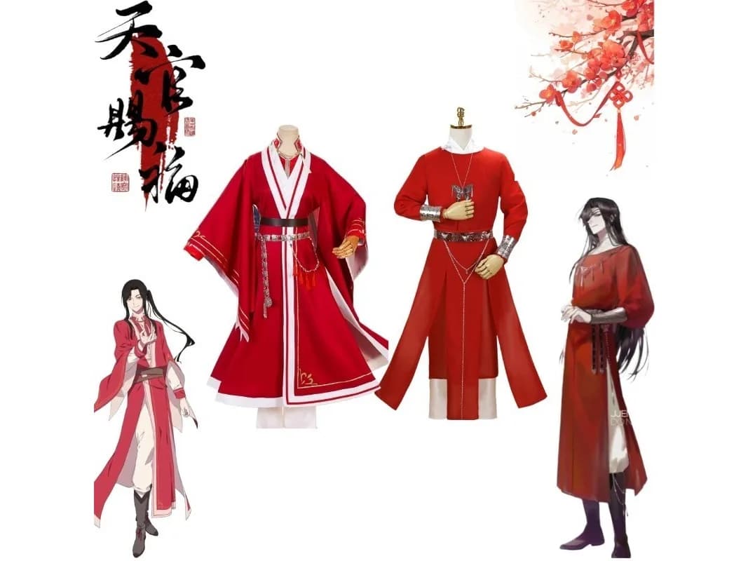 Costume Cosplay Heaven Official's Blessing per Giovani Huacheng, Set Hanfu in Stile Cinese Antico per Cosplay Anime, Unisex