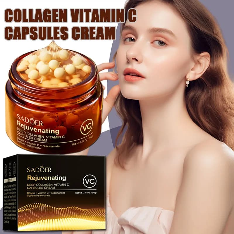 1/3/5pcs Vitamin C Capsula Collagen Cream Remove The Wheels Serum Firm Lifting Dissolvency Sotile Line Hydrating Beauty Skin Care