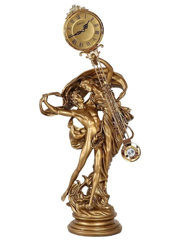 Hall Art Orologio a pendolo Orologio da pavimento Ornamento Creativo Nuova luce cinese