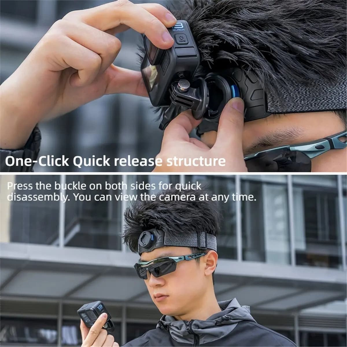 A23G Quick Hook Magnetic Support for GoPro 11-13, DJI Action / Insta 360, Sport Camera Accessories and Vlog