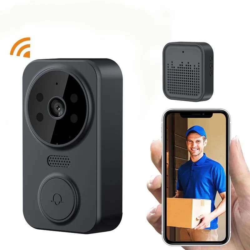 Campanello WiFi Tuya, Videocitofono Intelligente Wireless con Telecamera di Sicurezza e Interfono Vocale a Infrarossi M8