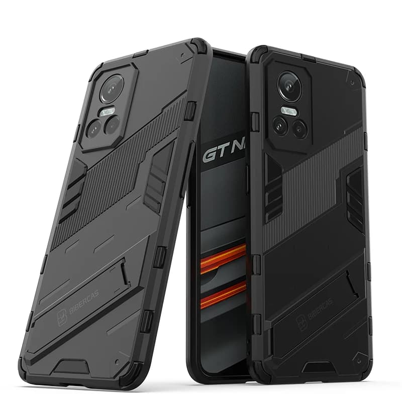 Per Realme GT Neo 3 Custodia per Realme GT Neo 3 Cover Guscio protettivo Punk Armatura Cavalletto Copertura posteriore del telefono per Realme GT Neo3