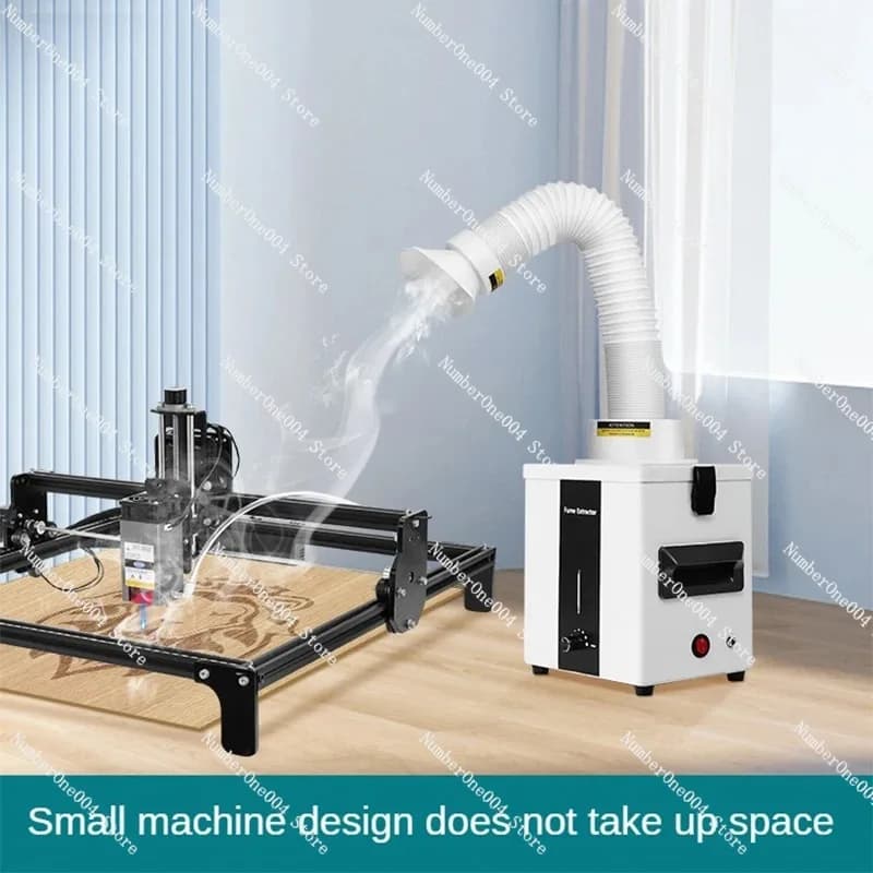 AT-56 Purificatore di fumo laser per estrattore di fumi da 50 W con filtri a 3 stadi per macchina per incisione laser Uso di macchine CNC per saldatura