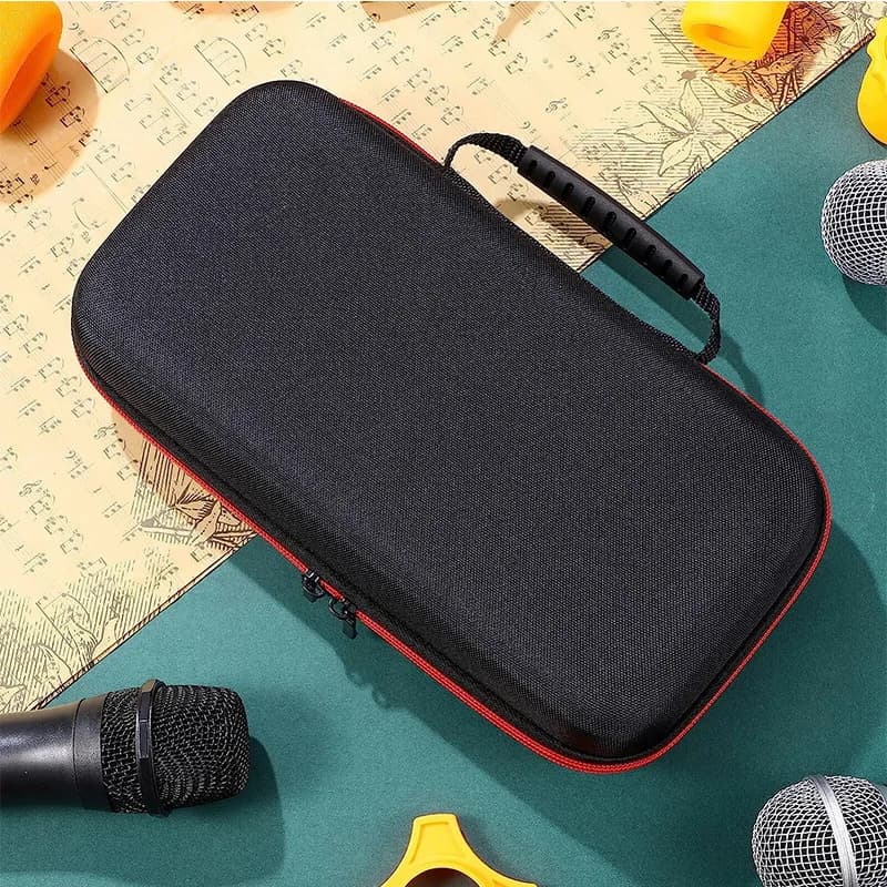 Microphone Carry Bag Microphone Storage Bag Microphone Storage Box Shockproof Drop Proof EVA Bag Wireless Microphone Case