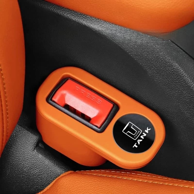 TPE Presa per cintura di sicurezza per auto protettiva per TANK 700 500 300 Chiusura di copertura Copertura in silicone Fermo antigraffio Accessori interni