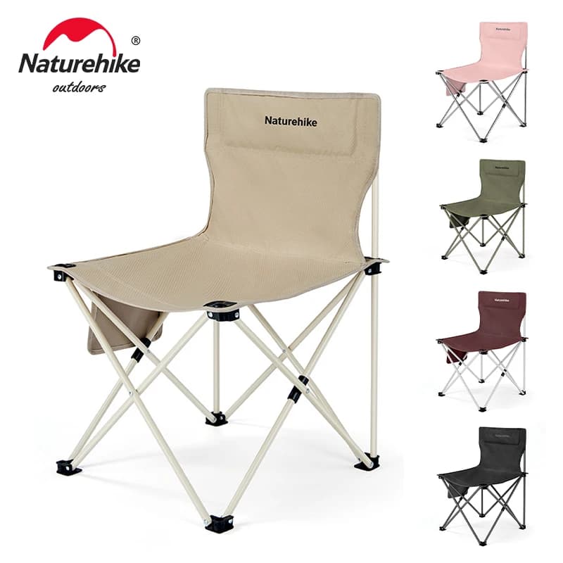 Naturehike T01 Sgabello pieghevole da campeggio all'aperto Schizzo portatile da campeggio Pesca Sedia da picnic Sedie pieghevoli ultraleggere colorate