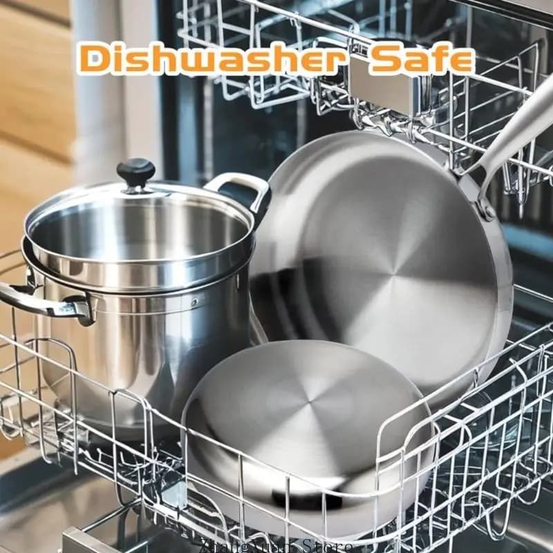 3xuf non-coated cooking pots for gas induction cooking with non-stick pan