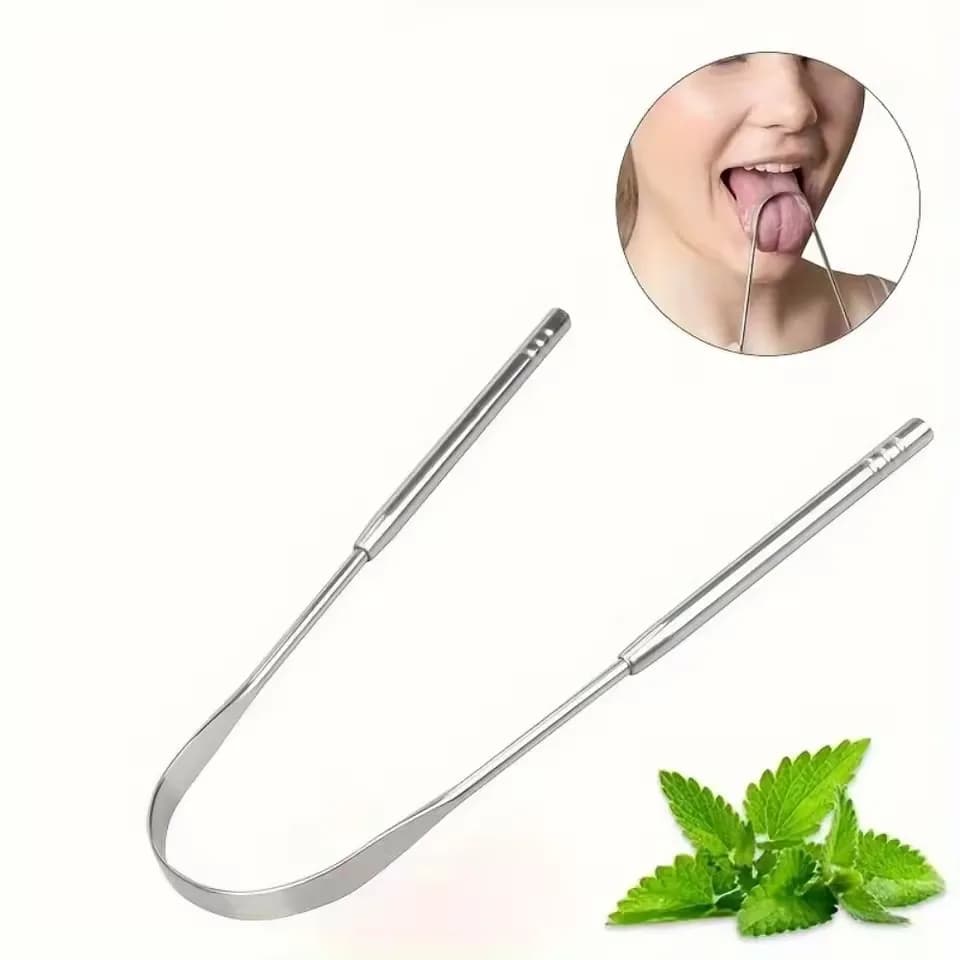 1pc/2pc/6pc U-Shaped Tongue Cleaner Tongue Scraper Stainless Steel Oral Cleaning Tongue Brush, Personal Care Christmas Gift