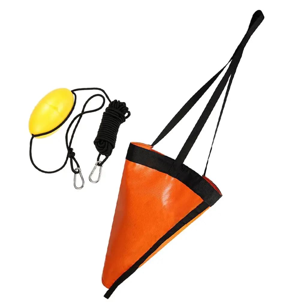 Ancora a Deriva in PVC Resistente per Barche da Pesca, Forniture Nautiche, Gavone di Deriva per Imbarcazioni a Motore 17-20ft