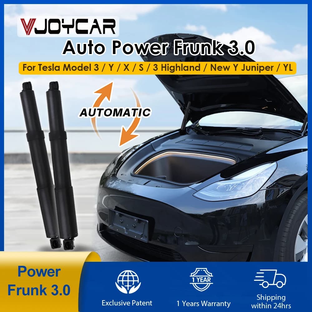 VJOYCAR Auto Power Frunk 3.0 per Tesla Modello Y 3 XS Elettrico Automatico Tronco Anteriore Ascensore Chiudi APP Chiave di Controllo Dello Schermo Parti di Automobili