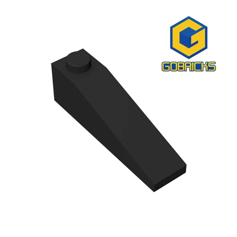 Gobricks 10 pezzi MOC parti 60477 pendenza 18 ° 4 x 1 mattoni compatibili fai da te assemblare blocchi di particelle puzzle cervello giocattolo regalo